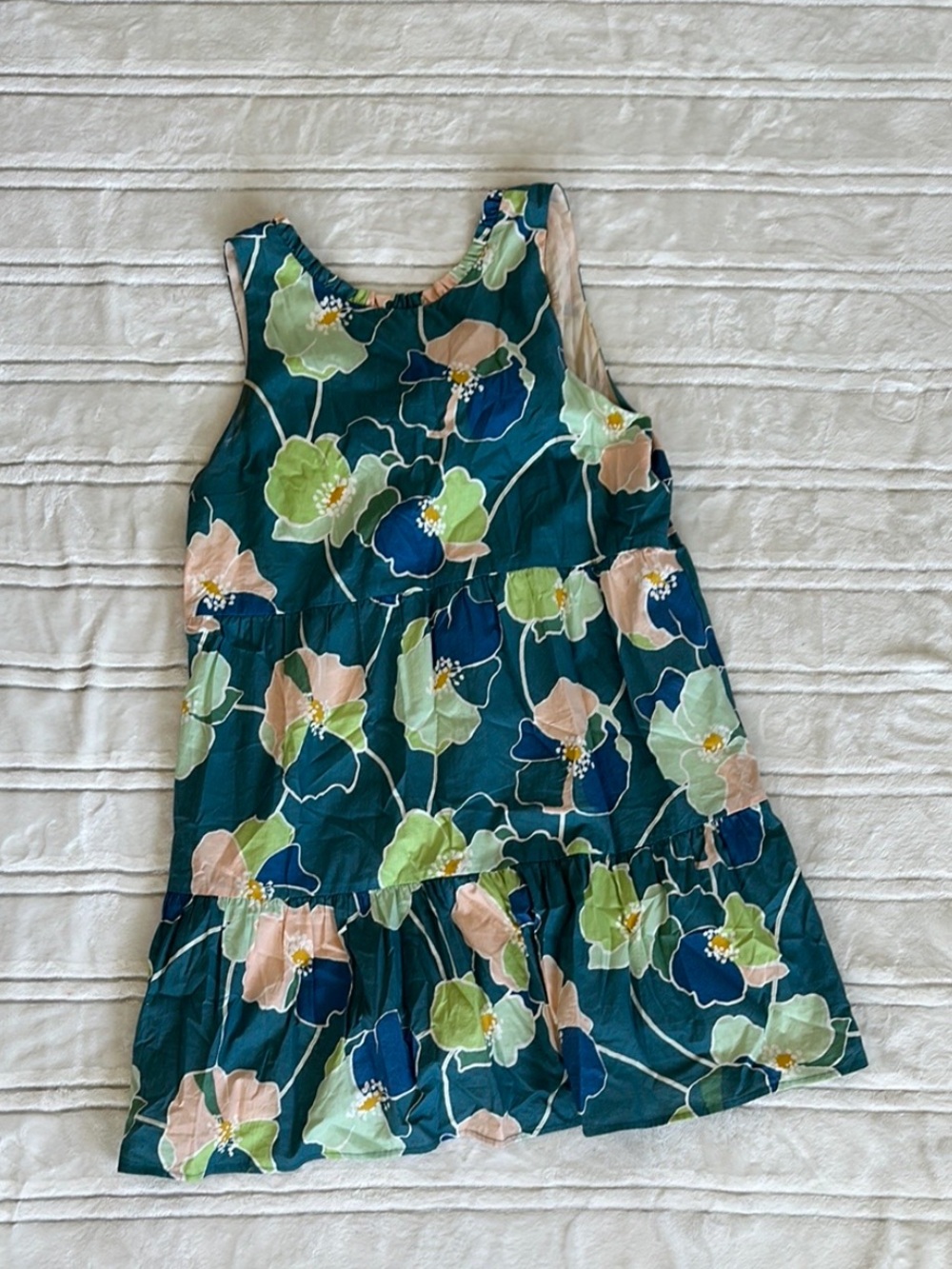 Robe Alexandra - Green Floral Sundress - Picture 2 of 8